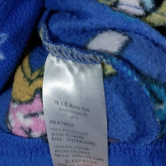 Warner Bros. Tweety Bird Pajama Long Sleeve Shirt 2X -A - Picture 3 of 4